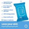 image:imageAQUA GUARD AfterSwim Face amp Body Wipes  Neutralize chlorine scent and residue  Moisturizing RINSEFREE Formula 2 Packs of 251