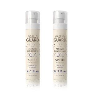 image:imageAQUA GUARD Beauty PreSwim Skin Defense  Prevents Dry Itchy Skin  Protects from Pool Chemicals  Hydrating Formula  Made in California  Paraben Phthalate amp GlutenFree3 Fl Oz Pack of 2