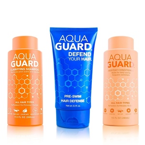 image:imageAQUA GUARD Swimmers Essential Hair Protection Bundle  Prevents Chlorine Damage  Softens Hair While Swimming  Color Safe Leaves Hair Smelling Great  Made in CaliforniaHair Protection Bundle 81 Fl Oz Pack of 3