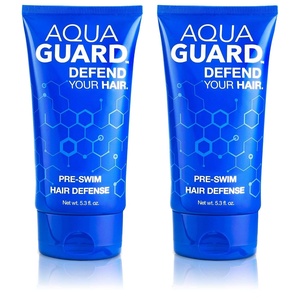 image:imageAQUA GUARD Swimmers Essential Hair Protection Bundle  Prevents Chlorine Damage  Softens Hair While Swimming  Color Safe Leaves Hair Smelling Great  Made in CaliforniaPreSwim Hair Defense 53 Fl Oz Pack of 2